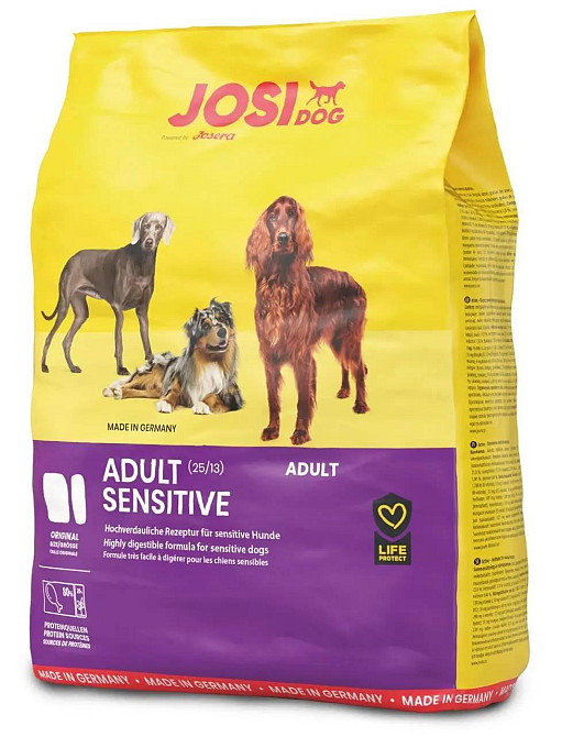 Сухой корм Josera JosiDog Adult Sensitive (Йози Дог Эдалт Сенситов) для собак с проблемами пищеварения, 2.7 кг Винница - изображение 1