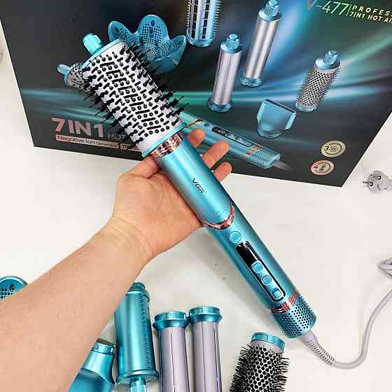 Фен расческа фен с насадками VGR, Воздушный стайлер для волос Женский для волос EZ-86 Львов