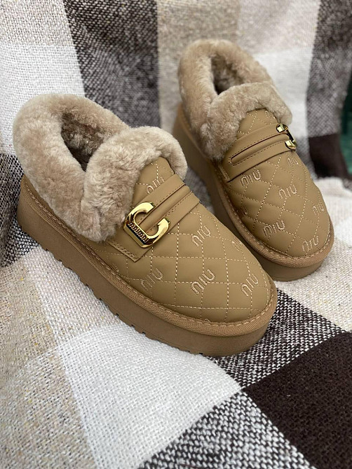 WSMR Угги жіночі WSMR K3 бежеві (зима, шкіра натуральна) (5728) 40 Коломия - фото 1