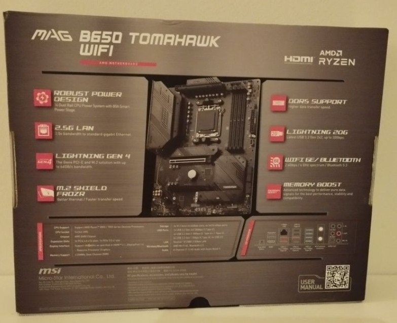 Материнська плата MSI MAG B650 TOMAHAWK Wi-Fi (sAM5, AMD B650, PCI-Ex16 Київ - фото 2