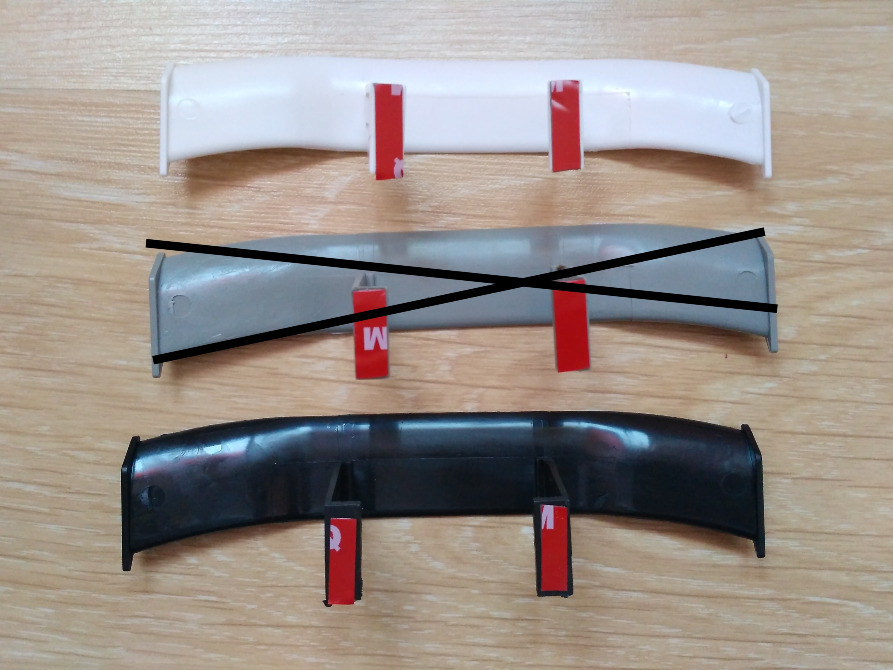 Міні Спойлер на авто Чорний, Червоний, Синій Київ - фото 3