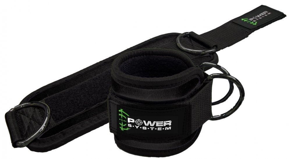 Манжети на щиколотку Power System PS-3460 Ankle Strap Gym Guy Black Киев - изображение 1