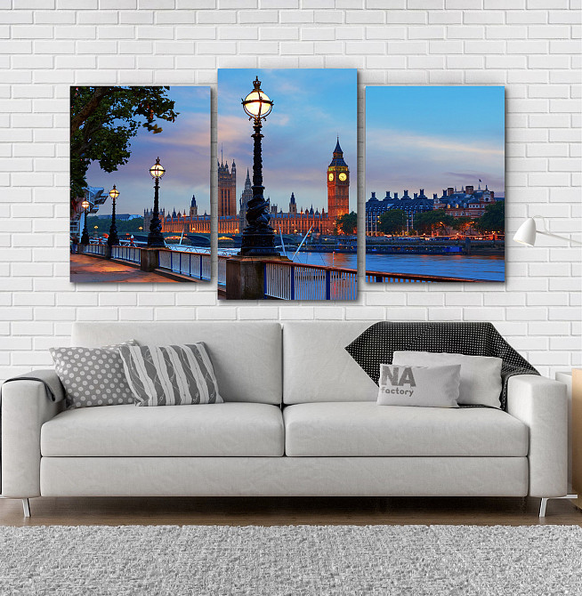 Модульна картина Набережна Art-205_3 Київ - фото 2