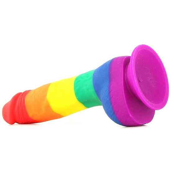 Фаллоимитатор Радуга NS Novelties Colours Pride Edition на присоске Sex Aura Киев