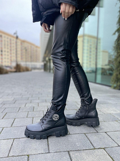 Жіночі черевики ARLETT чорні натуральна шкіра 36-41 (5342) Коломыя - изображение 4