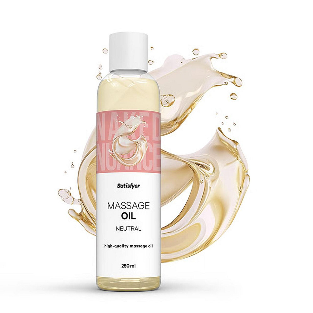 Розпродаж!!! Масажна олія Satisfyer Massage Oil Neutral 250 мл (термін 30.04.2027) Sex Aura Київ - фото 2