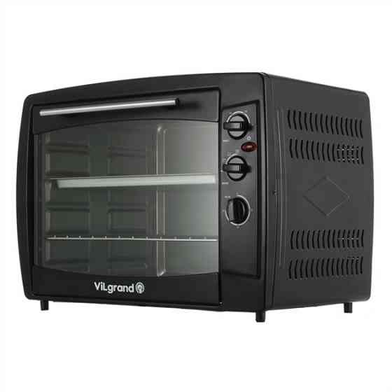 Электрическая духовка маленькая для дома VILGRAND VEO650-14 65 л 2200 Вт, Настольная духовка мини-печь LE-58 Киев
