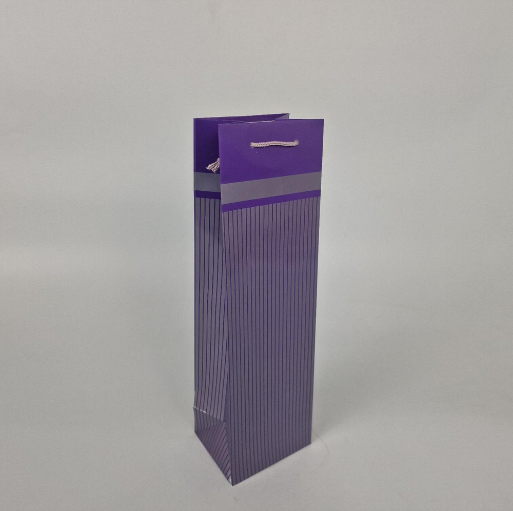 Пакет бумажный подарочный под бутылку  12/9/36(артBUT-24) (12 шт) Харьков - изображение 1