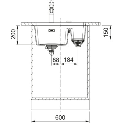 Мийка кухонна Franke 125.0701.784 Вінниця - фото 3