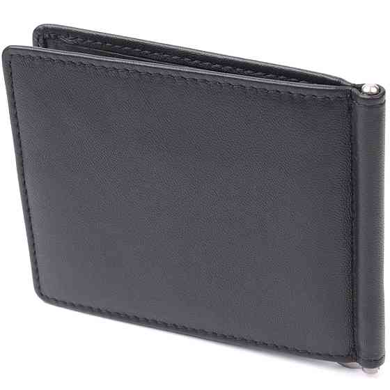 Зажим для денег из мягкой натуральной кожи Tony Perotti 20848_1 (5000 nero) Черный Киев