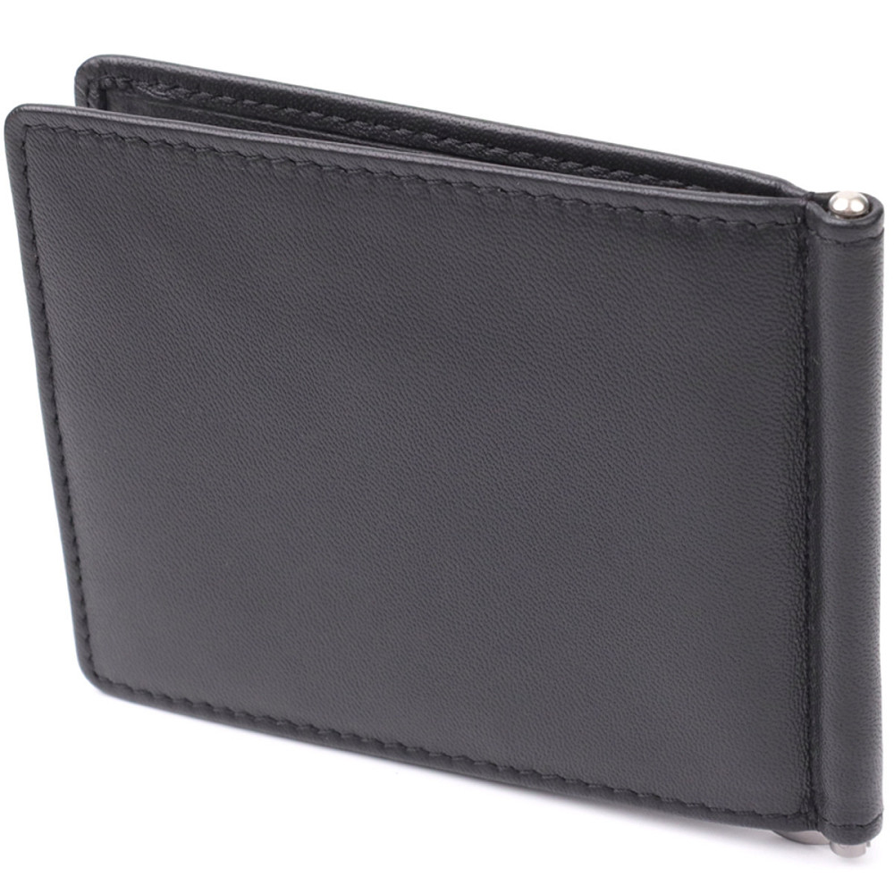 Затискач для грошей з м'якої натуральної шкіри Tony Perotti 20848_1 (5000 nero) Чорний Київ - фото 2