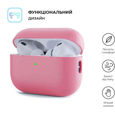 Чохол для навушників Armorstandart Silicone Case для Apple Airpods Pro 2 Pink (ARM64534) Вінниця - фото 2