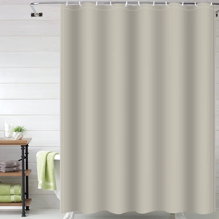 Шторка для ванной Bathlux 180 x 180 водонепроницаемая люкс качество, Бежевая Каменец-Подольский - изображение 5