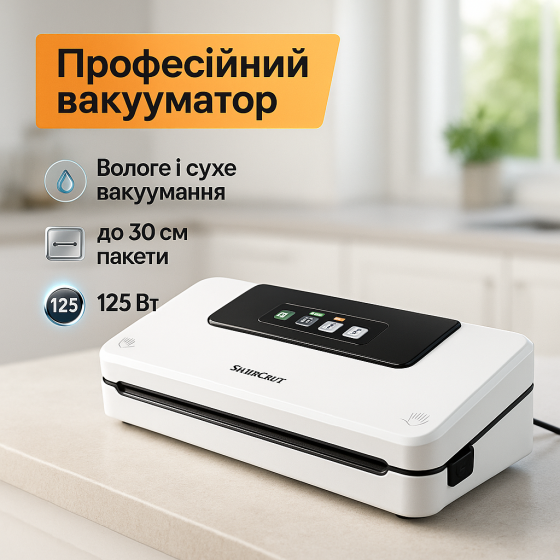 Вакуумный упаковщик Silver Crest SV 125 C6 White HL-83 Львов