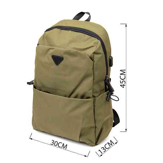 Рюкзак текстильний smart унісекс Vintage 20623 Оливковий Київ