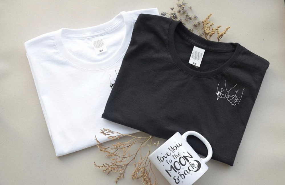 Парные футболки для парня и девушки из 100 % Хлопка - Ручки Черновцы - изображение 1