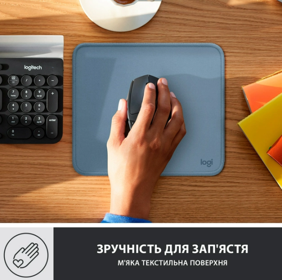 Килимок для мишi Logitech Studio Series Blue (956-000051) (6794332) Киев