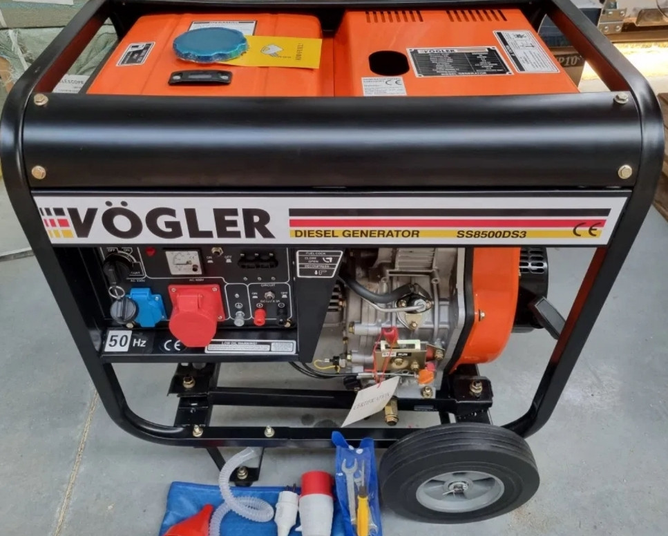Генератор дизельный VOGLER 5,5кВт 3 фазы, модель SS8500DS3 Харьков - изображение 7