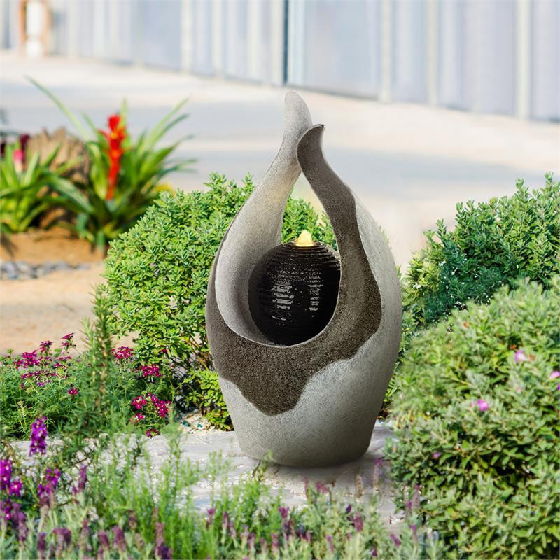 Садовый фонтан Noblino 7W Светодиодное освещение из полирезины (Германия, читать описание) Ровно - изображение 3