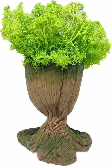 Кашпо горщик зі стабілізованим мохом Грут Groot G2 Київ - фото 4