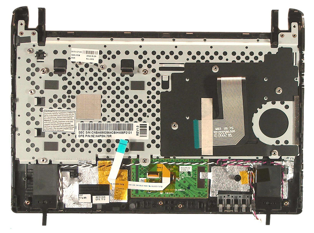 Клавиатура для ноутбука Samsung (N250) Black, (Black TopCase), RU Вінниця - фото 2