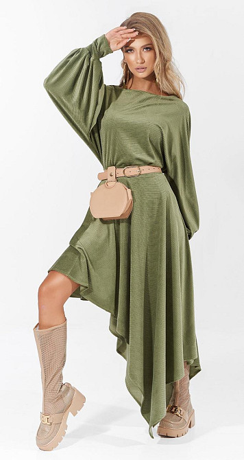 Костюм із трикотажного вельвету (42) Київ - фото 2