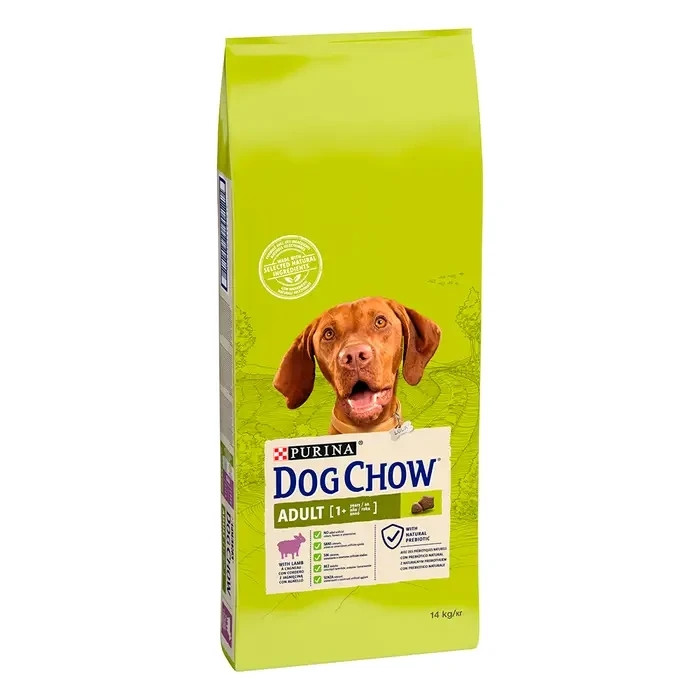 Сухой корм DOG CHOW Adult 1+ для взрослых собак, с ягненком, 14 кг Киев - изображение 2