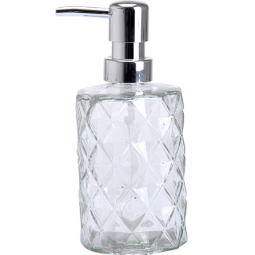 Дозатор для рідкого мила 360мл скляний прозорий S&T Житомир - изображение 1