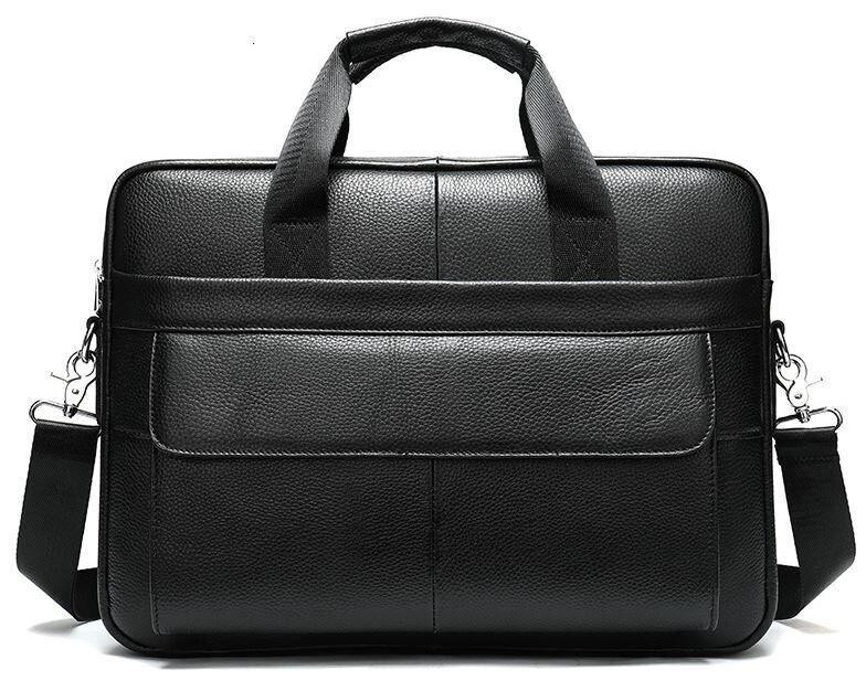 Сумка чоловіча шкіряна Чорна (Vintage) Київ - фото 13