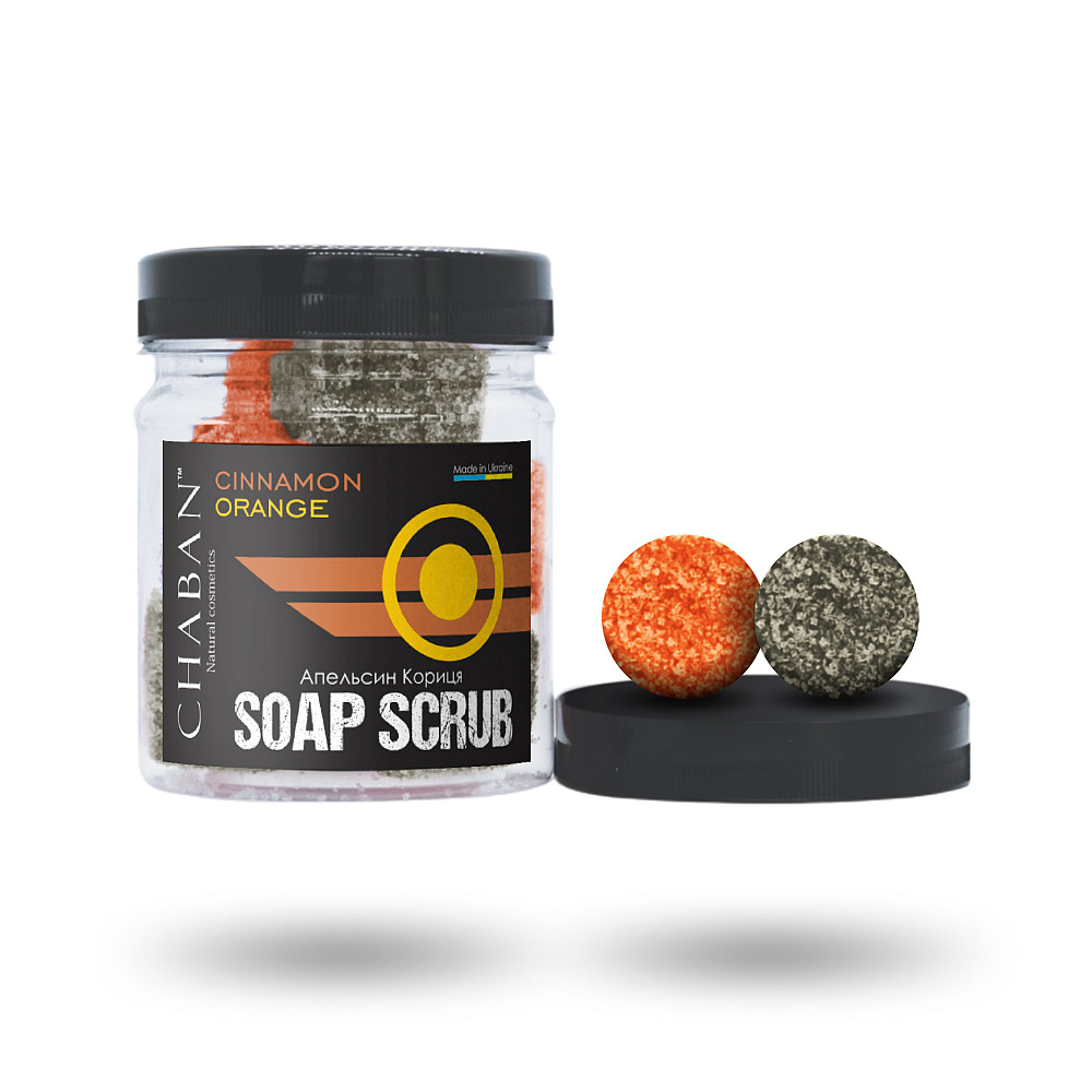 Мило-скраб для тіла Апельсин-кориця Chaban 180 мл Київ - фото 1