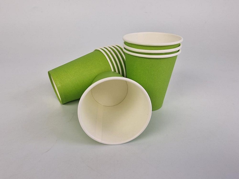 Паперові склянки кольорові 175 мл "ЗЕЛЕНИЙ БІЛИЙ" Маестро (50 шт.) Харків - фото 2