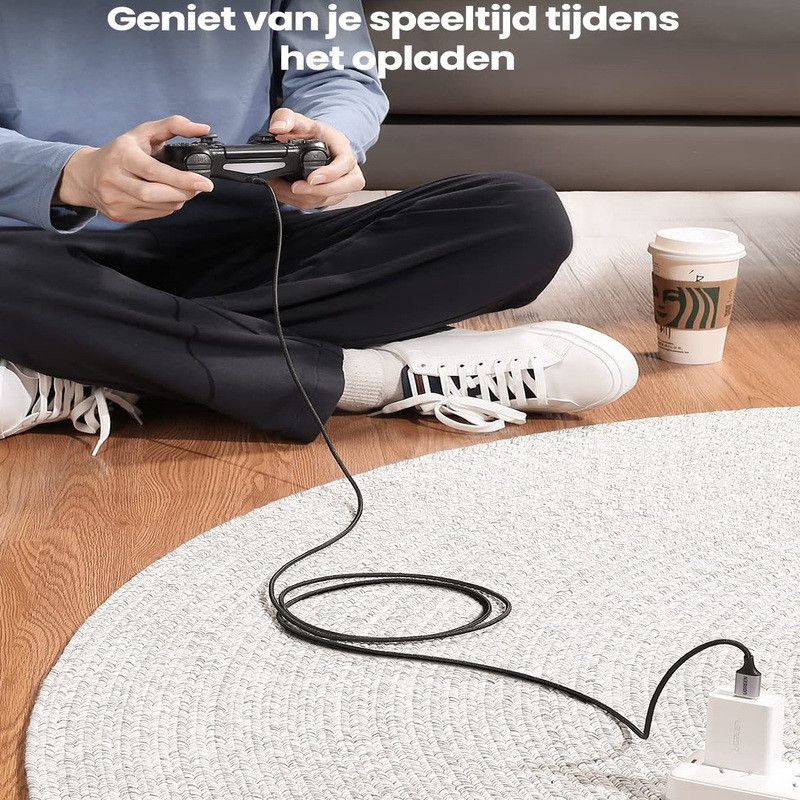 Кабель Ugreen USB-A to Mini USB 2.0 US375 80796 (Черный, 2м) Николаев - изображение 7