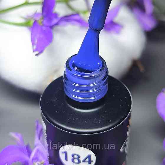 Гель-лак для нігтів Bee Nails 184 (темний індиго) 8мл Херсон