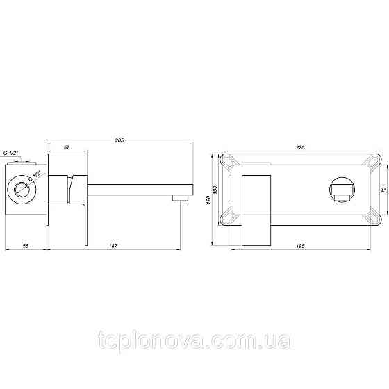 Смеситель для умывальника Globus Lux Milano GLM-204-BB-SMART Черновцы