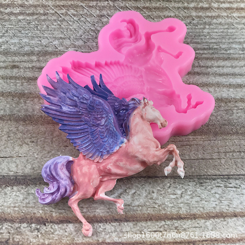 Молд силиконовый Пегас 85 на 89 мм розовый Киев - изображение 8