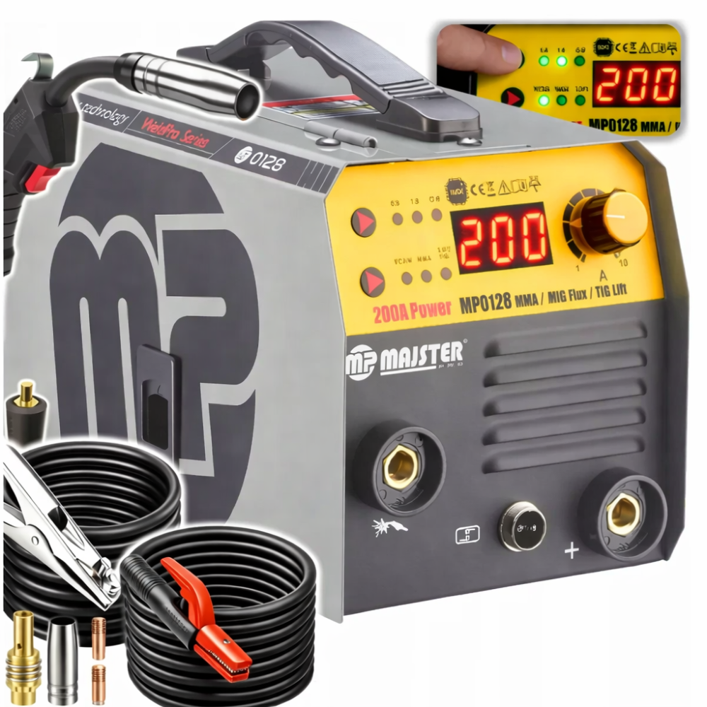 Інверторний зварювальний апарат IGBT MIG FLUX MMA migomat MP0128 Київ - фото 11