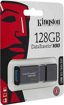 Flash Kingston USB 3.0 DT 100 G3 128GB Киев
