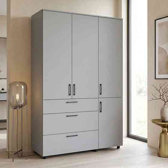 Шкаф для одежды Doros Торн Серый 3 ДСП/3Ш (полки) 135х51.6х200 (DRS-012064) Львов