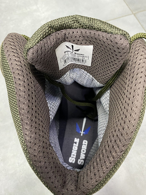 Берці тактичні Waterproof високі Single Sword 40р, Олива, водостійкі берці армійські тактичні  (600.01.002.HAK) Solmir Київ - фото 10