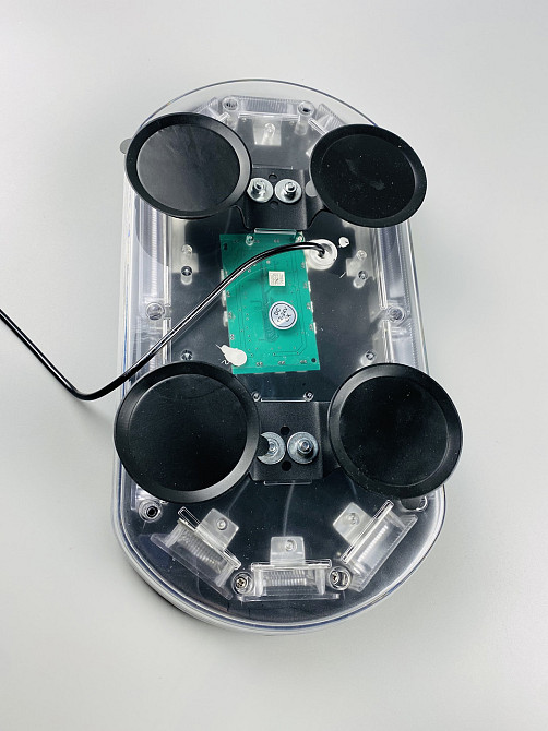 Проблисковий маяк LED діодний маячок для спецтехніки 12В/24В світлодіодний на магніті живлення від прикурювача Мукачево - фото 9