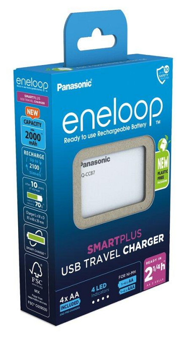 Зарядний пристрій Panasonic Eneloop ready USB in/out з функцією Power Bank Харьков - изображение 9
