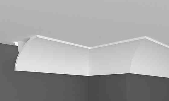 Карниз полиуретановый гладкий Gaudi Decor P 963 Днепр