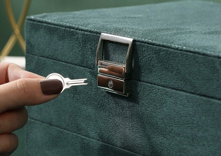 Шкатулка - футляр для хранения драгоценностей с ключом Soulima (21954) Нововолынск - изображение 10