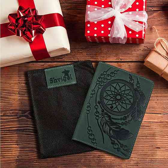 Обложка на паспорт SHVIGEL 13836 Зеленая Киев