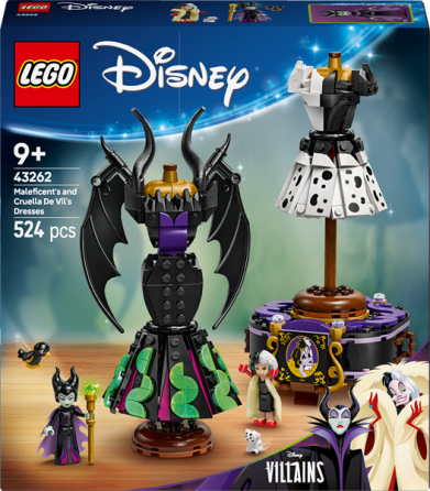 Конструктор LEGO Disney Villains Сукні Малефісенти та Лютелли де Віль 524 деталі (43262) Харків