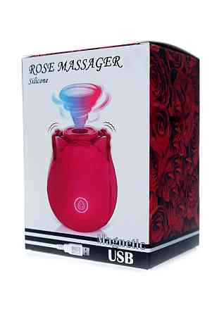 Вакуумний стимулятор - Rose Massager Sex Aura Київ