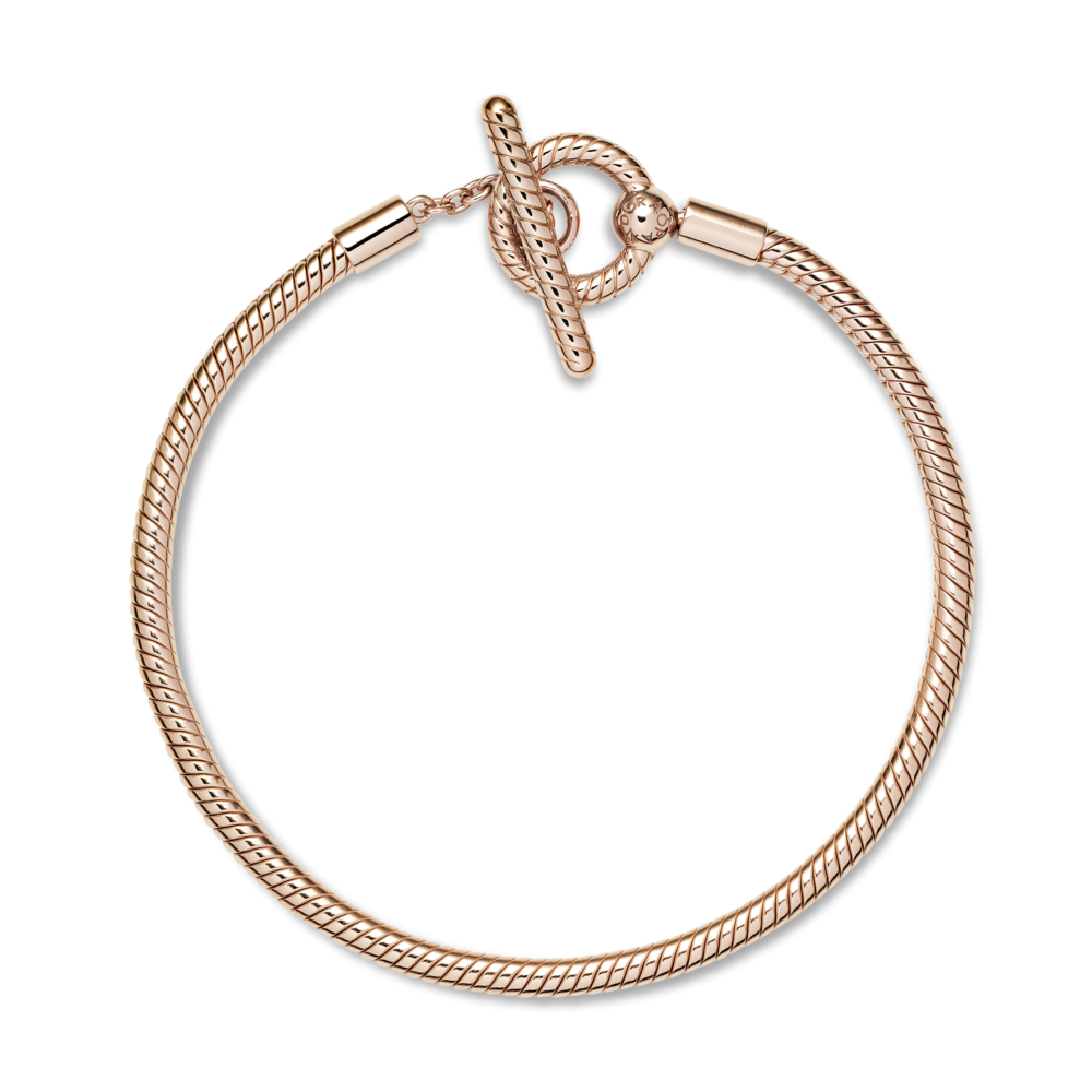 Срібний браслет для намистин Пандора  із T-застібкою 589087C00 22 MasterSem Київ - фото 1