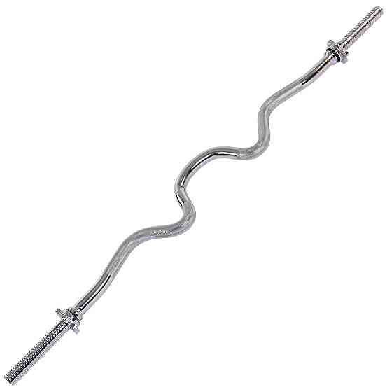 Гриф Z-образный 1.2 м с диаметром 28 мм хромированный Киев