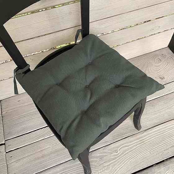 Подушка для стільців (38x38х5 см) Decorator Sawana колір хакі 84-036 Київ