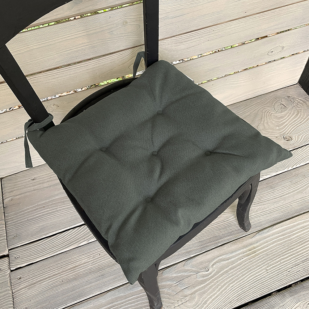 Подушка для стільців (38x38х5 см) Decorator Sawana колір хакі 84-036 Київ - фото 1